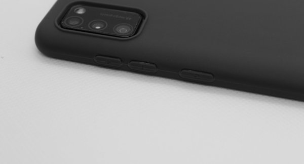 Samsung A41 geeignete Hülle Soft Case Back Cover schwarz