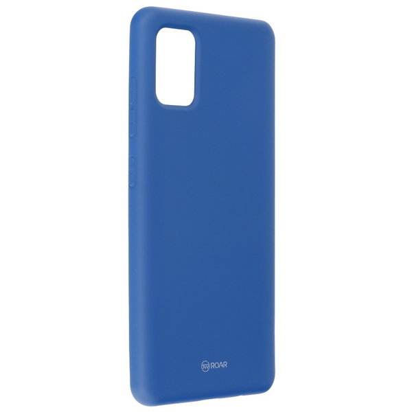Handyhülle für Samsung A51 geeignet ROAR Colorful Jelly Case blau