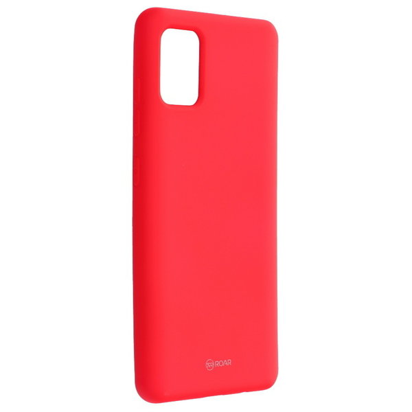 Handyhülle für Samsung A51 geeignet ROAR Colorful Jelly Case rot