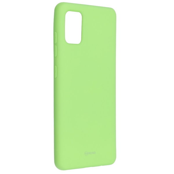Handyhülle für Samsung A51 geeignet ROAR Colorful Jelly Case limette