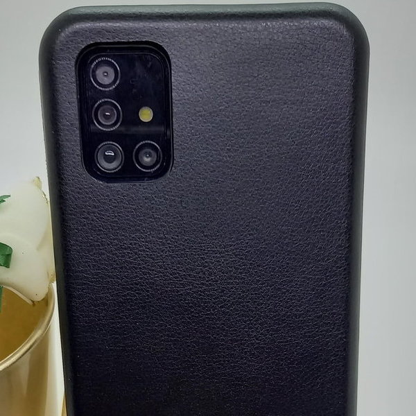 Handytasche für Samsung A51 geeignet Smart Diva Case in schwarz