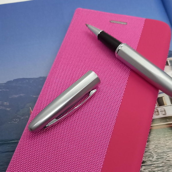 Handytasche für Samsung A51 geeignet ein Senso Case in pink