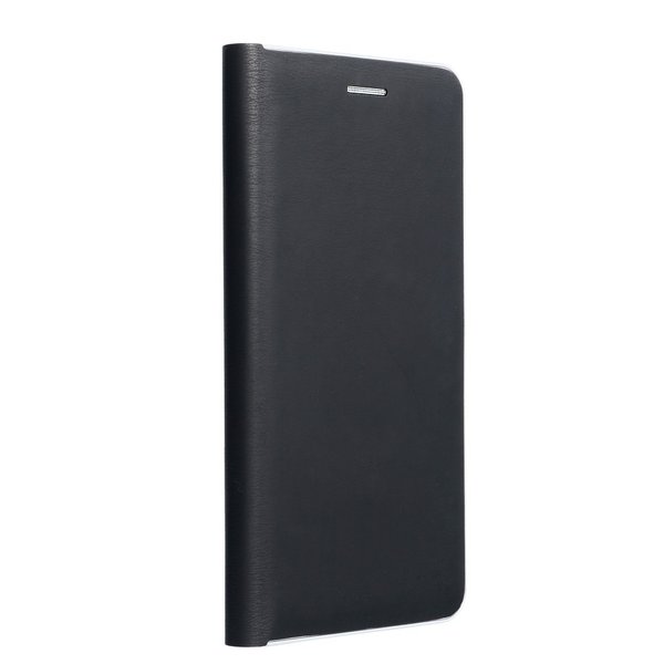 Handytasche Samsung A41 geeignet Luna Book Silver schwarz