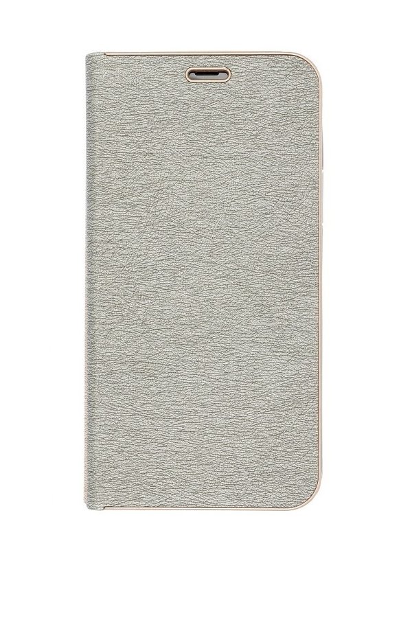 Handytasche für Samsung A51 geeignet Luna Book Gold grau