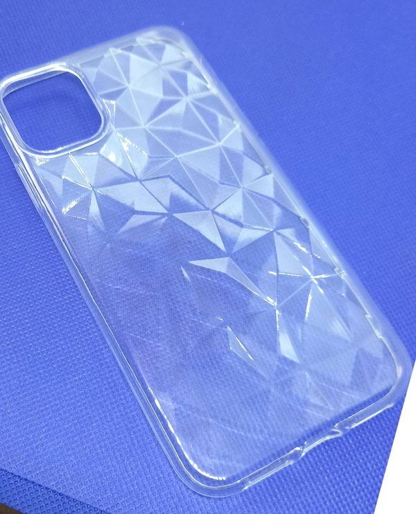 iPhone 11 geeignete Hülle Back Cover Silikon Case Prisma transparent