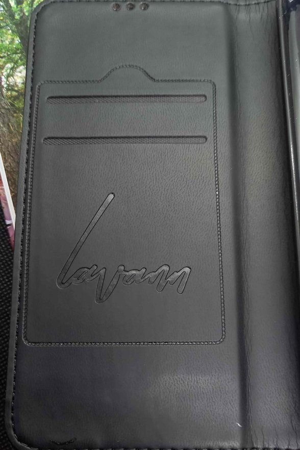 Handytasche iPhone 11 geeignet aus Kunstleder Lavann schwarz