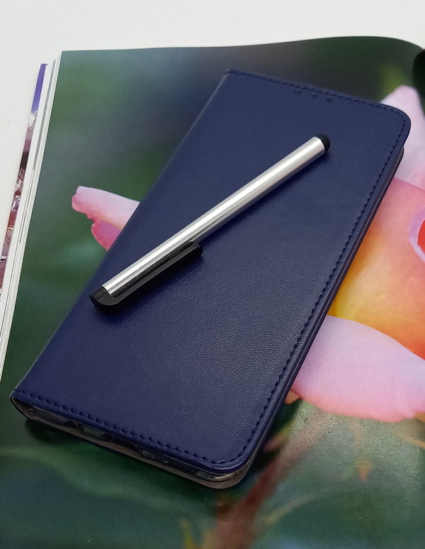 Handytasche für Samsung S20 geeignet Smart Book Klassik Navy Blue