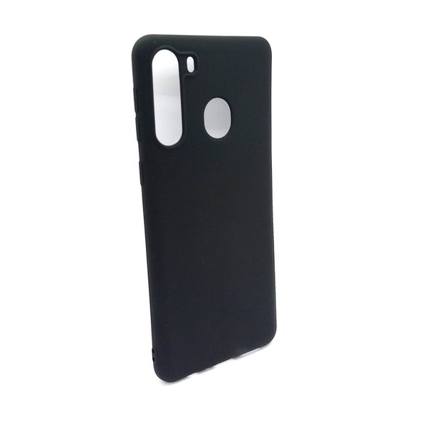 Samsung A21 geeignete Hülle Soft Case Back Cover schwarz