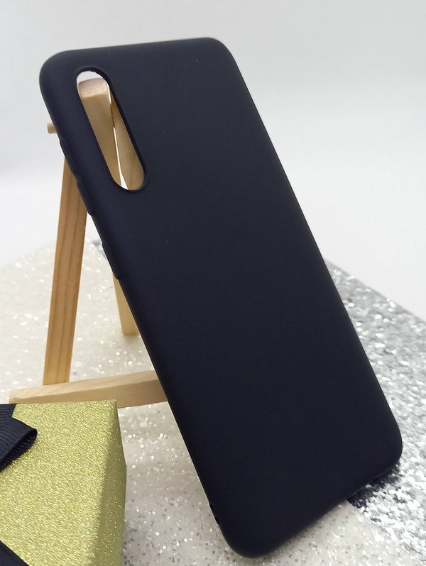 Handyhülle Samsung A50 geeignet Soft Case Back Cover schwarz