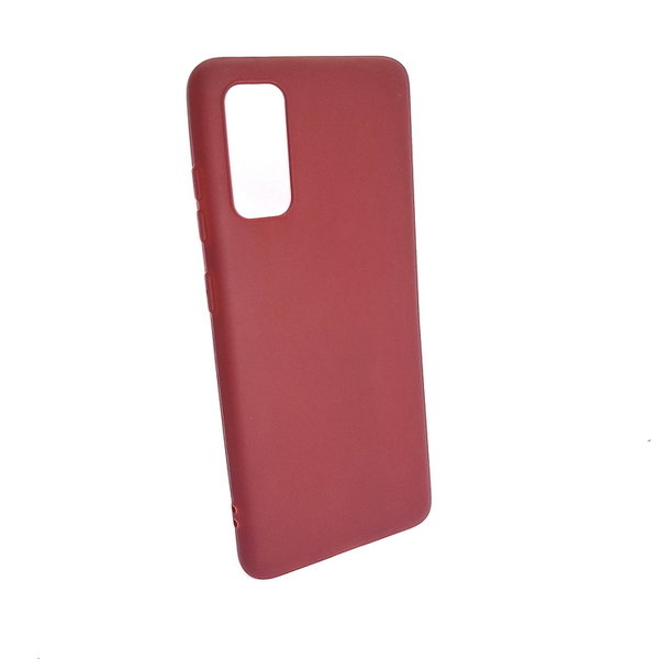 Handyhülle Soft Case Back Cover passend für Samsung S20 Burgund