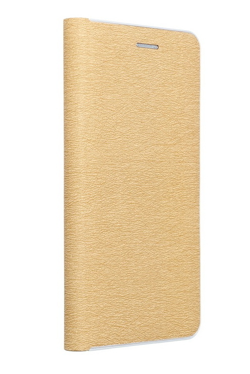 Handytasche für iPhone 12 mini geeignet Luna Book Silver goldfarben