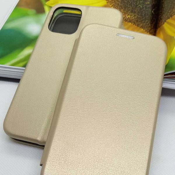 Handytasche für iPhone 12 mini geeignet Smart Diva Case goldfarben