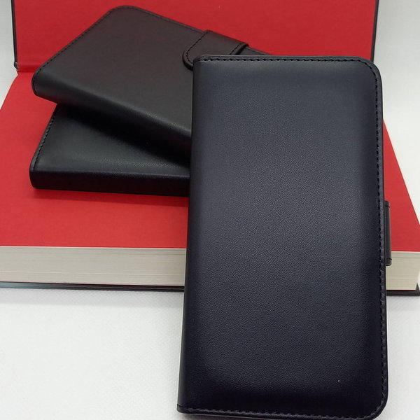 Handytasche iPhone 11 geeignet aus Kunstleder Bookstyle schwarz