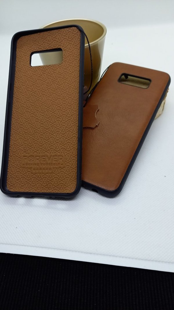 Handyhülle für Samsung S8 geeignet TPU Genuine Leather braun