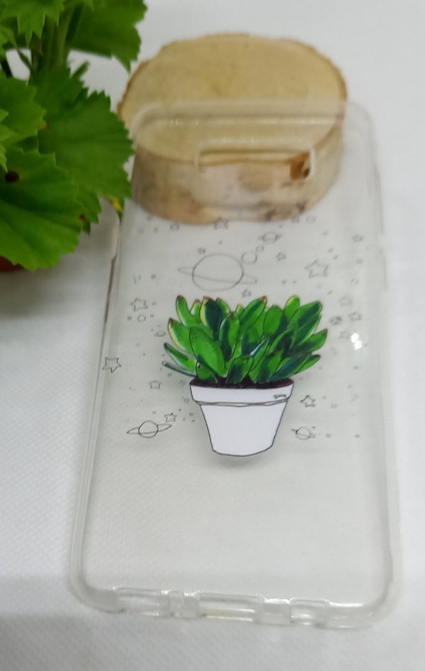 Handyhülle für Samsung S8 geeignet Silikon Case Motiv Kaktus