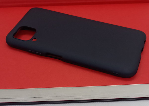 Huawei P40 Lite geeignete Hülle Soft Case Back Cover schwarz