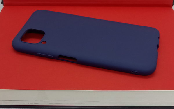 Huawei P40 Lite geeignete Hülle Soft Case Back Cover Navy Blue