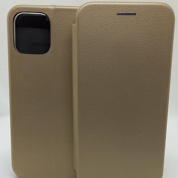 Handytasche iPhone 12 geeignet Smart Diva Case goldfarben