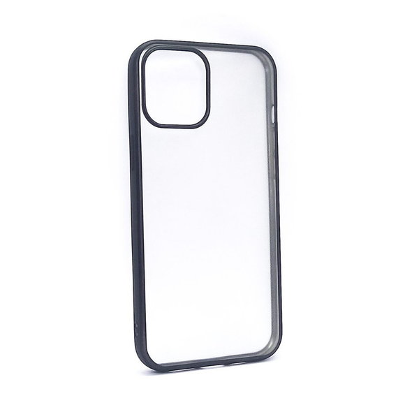 iPhone 12 Pro Max geeignete Hülle Silikon Case Back Cover matt schwarz
