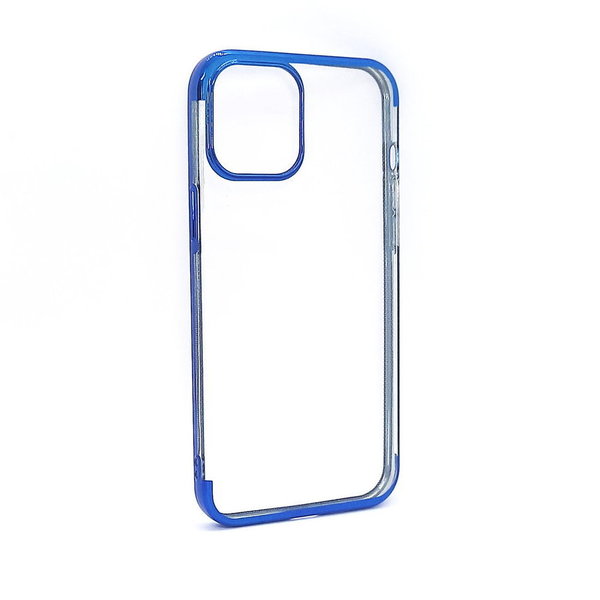 iPhone 12 Pro Max geeignete Hülle Silikon Case Back Cover klar blau