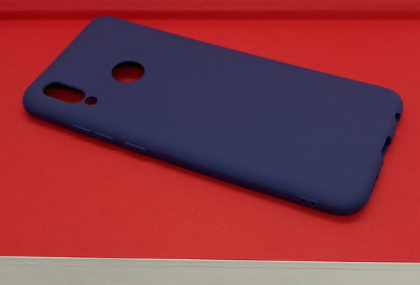 Handyhülle für Huawei P Smart 2019 geeignet Soft Case Back Cover dunkelblau