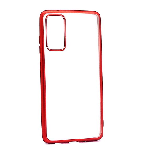 Handyhülle für Samsung S20 FE geeignet Silikon Case matt Back Cover Hülle rot