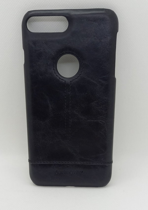 iPhone 7+ geeignete Hülle JDK Genuine Leather schwarz