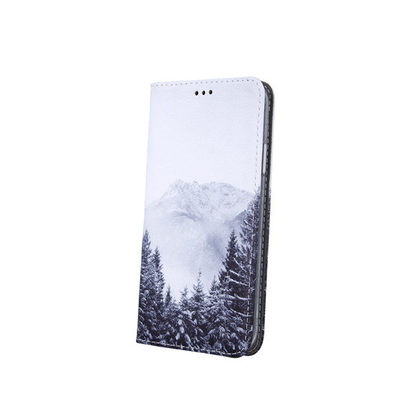 Handytasche Book Case Winter Mountain passend für Xiaomi Redmi Note 9