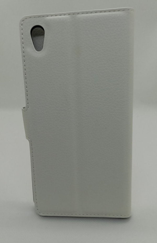 Handytasche Sony Xperia Z5 geeignet Book Case weiß
