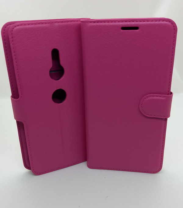 Handytasche Book Case passend für Sony Xperia XZ2 rot