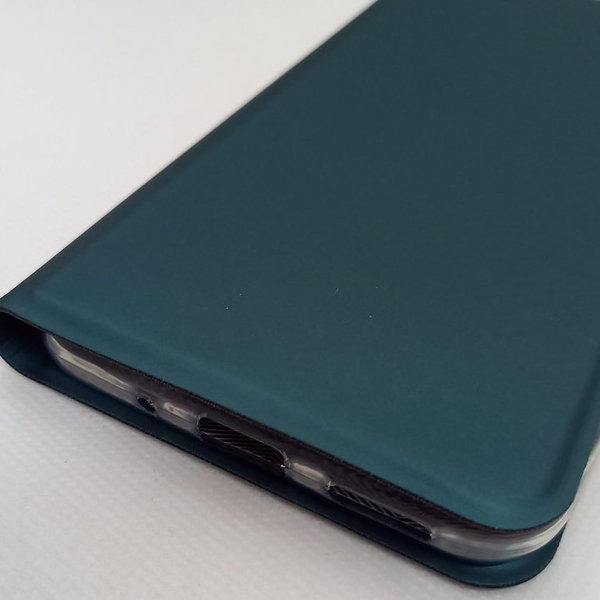 Xiaomi Redmi 9A geeignete Handytasche Book Case dunkelgrün