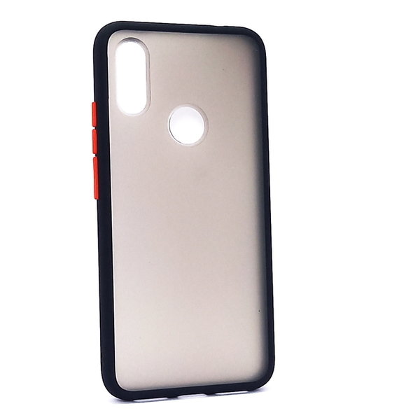 Back Cover Hard Case Hülle passend für Xiaomi Redmi 7 schwarz orange