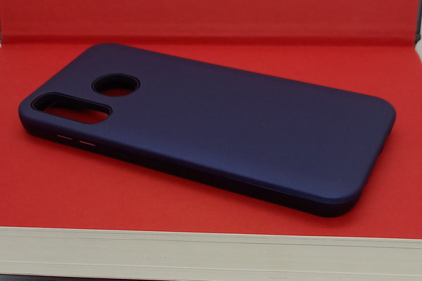 Handyhülle für Samsung A30 geeignet Back Cover Hard Case Navy Blue