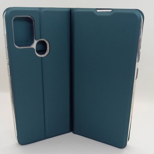 Handytasche Samsung A21s geeignet Book Case dunkelgrün