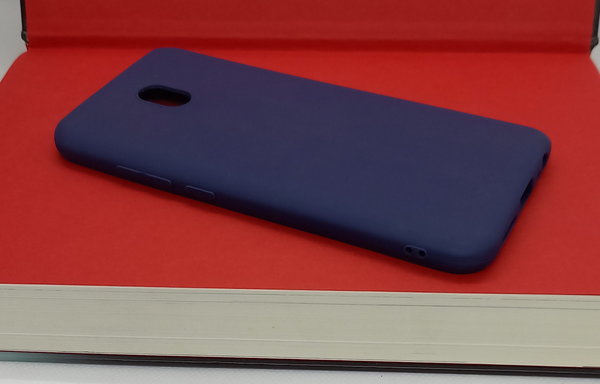 Handyhülle Soft Case Back Cover passend für Xiaomi Redmi 8A Navy Blue