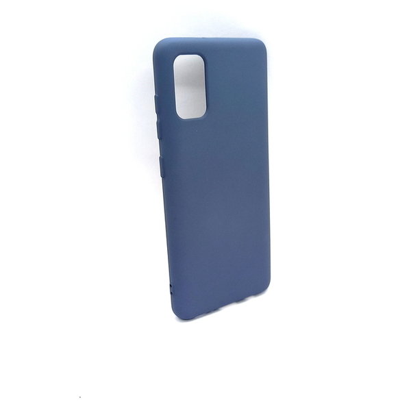 Samsung A41 geeignete Hülle Silikon Case Soft Inlay marengo