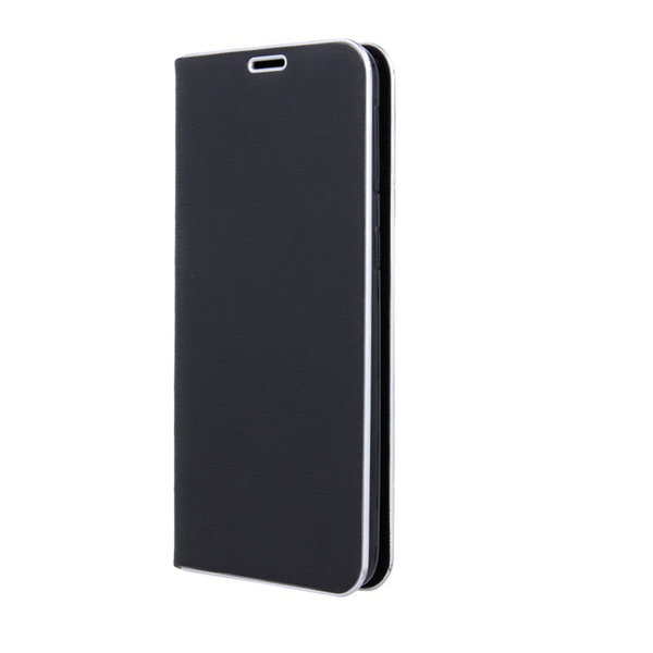 Handytasche Luna Book Silver schwarz passend für Xiaomi Redmi 7A