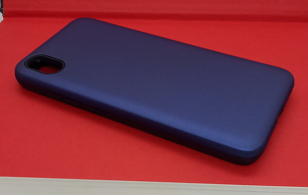 Xiaomi Redmi 7A geeignete Hülle Back Cover Hard Case Smooth Navy Blue