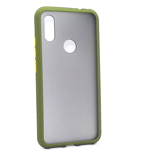 Xiaomi Redmi 7 geeignete Hülle Back Cover Hard Case grün gelb
