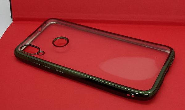 Xiaomi Redmi Note 7 geeignete Hülle Silikon Case Back Cover Hülle klar grün