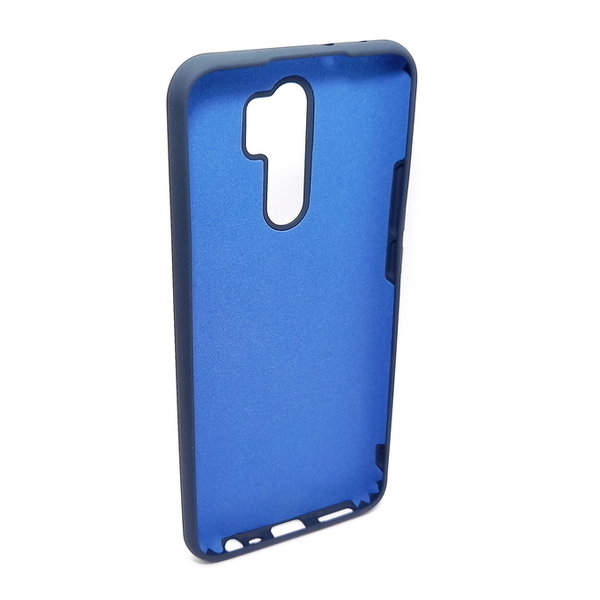 Handyhülle Silikon Case Soft Inlay passend für Xiaomi Redmi 9 Navy Blue