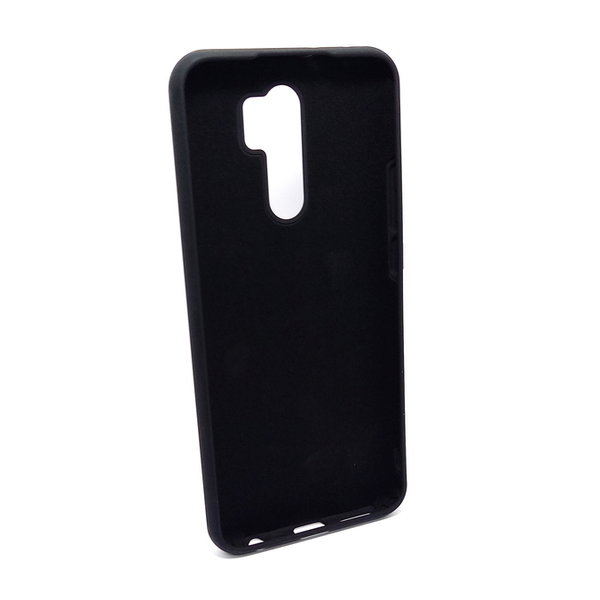 Handyhülle Silikon Case Soft Inlay passend für Xiaomi Redmi 9 schwarz