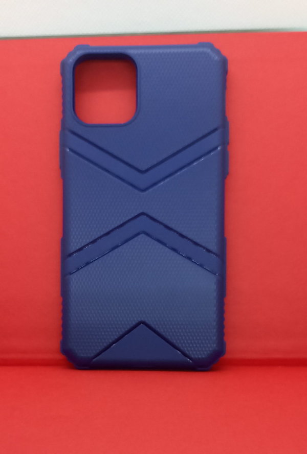 Outdoor TPU Handyhülle Shockproof passend für iPhone 11 Pro dunkelblau