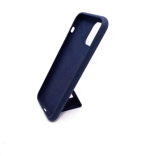 iPhone 11 Pro geeignete Hülle Soft Case mit Magnethalterung Navy Blue