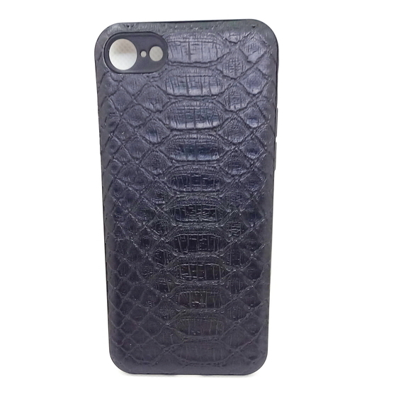 Handyhülle Back Cover passend für iPhone 8+ Silikon Skin Case Alligator