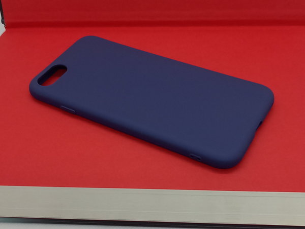Handyhülle Soft Case Back Cover passend für iPhone 8 dunkelblau