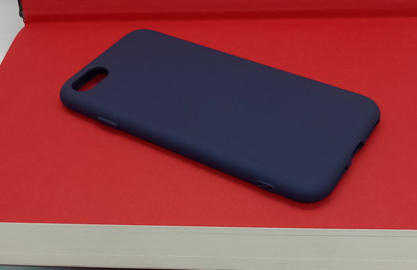 iPhone 8 geeignete Hülle Soft Case Back Cover graublau