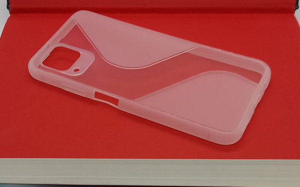 Huawei P40 Lite geeignete Hülle Back Cover mit Muster transparent
