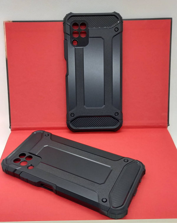 Handyhülle Back Cover 2in1 passend für Huawei P40 Lite schwarz