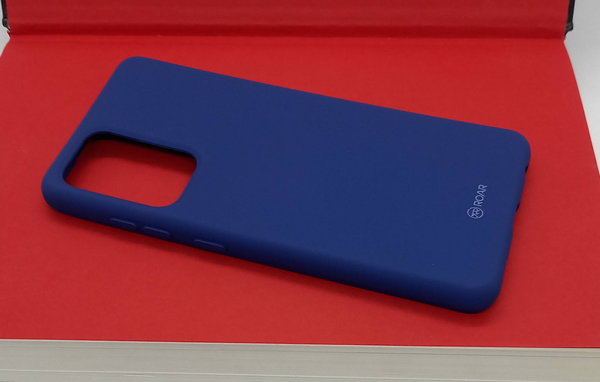 Handyhülle für Samsung A52 geeignet ROAR Colorful Jelly Case blau